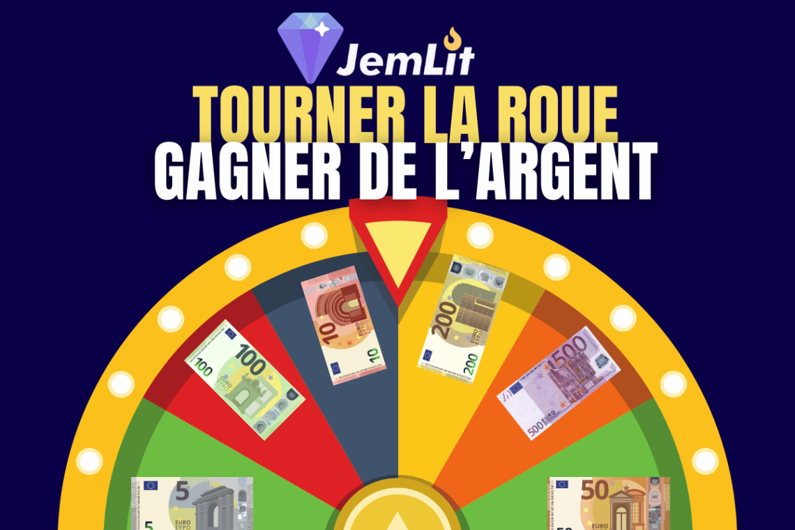 Tourner la roue et gagner de l'argent