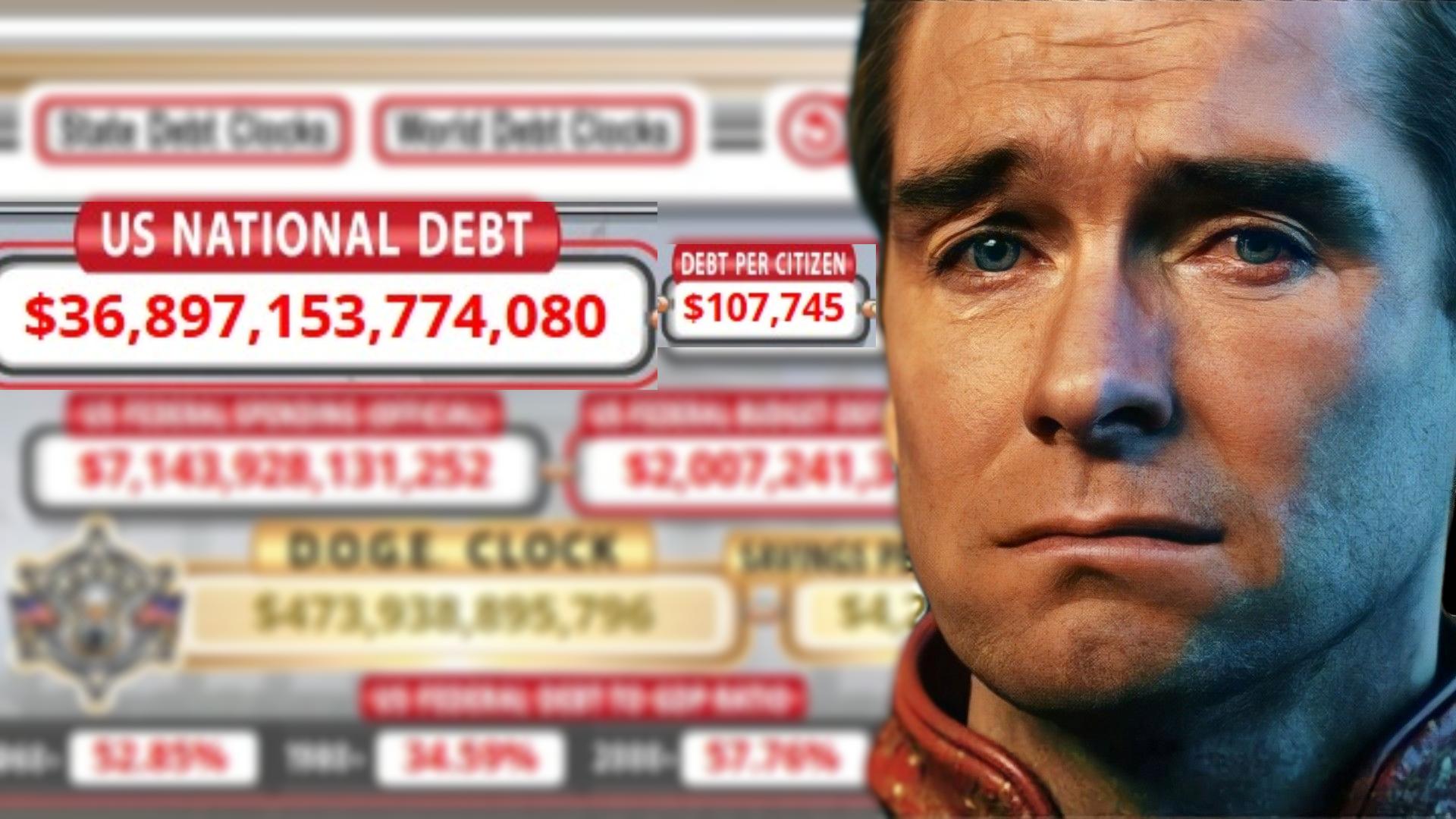 US national debt on US Debt Clock