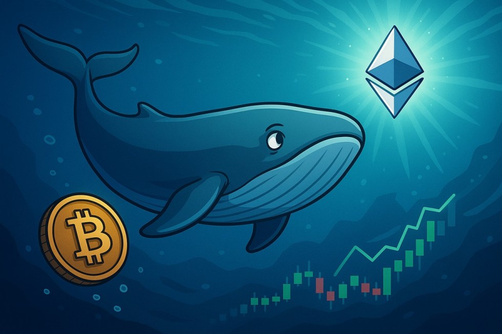 วาฬเปลี่ยนใจ! สัญญาณชี้ ETH ได้รับความนิยมมากกว่า BTC ในตลาดคริปโต