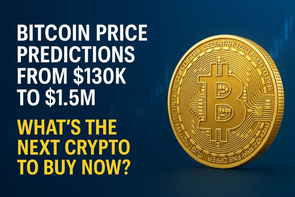 Bitcoin Price Predictions from $130K to $1.5M: What's the Next Crypto to Buy Now?