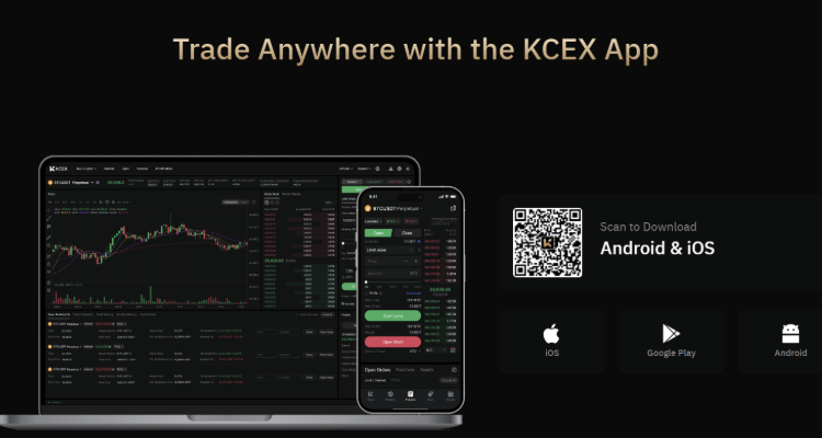 4. KCEX – naujos kartos kriptovaliutų birža su globaliu pasiekiamumu