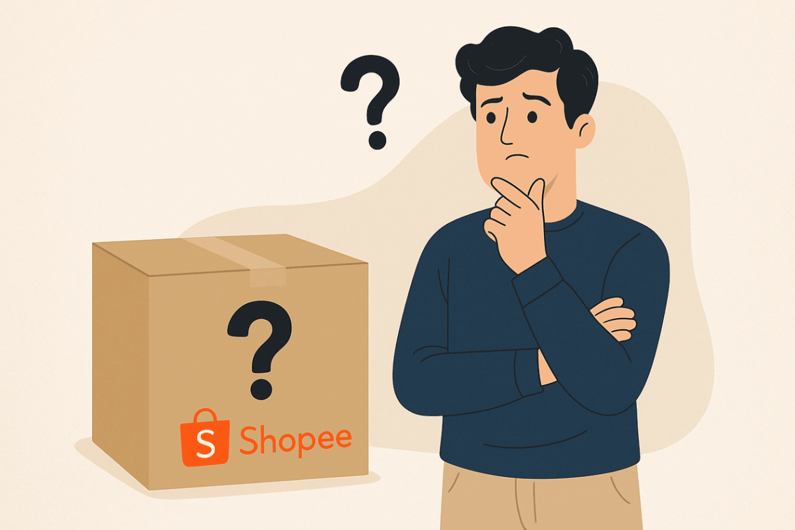 caixa misteriosa shopee