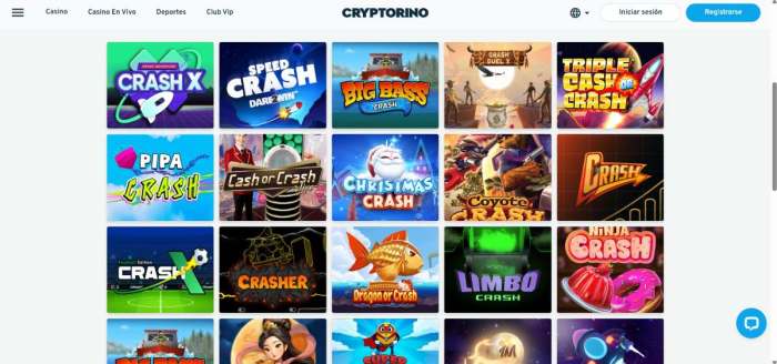 Cryptorino permite probar estrategias de Crash game gratis