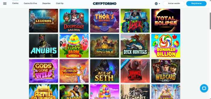 Juega a slots online con BTC en Cryptorino fácilmente
