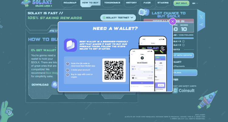 1. Atsisiųskite Best Wallet kriptovaliutų piniginę