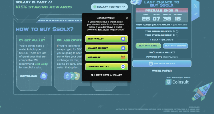 2. Prijunkite savo piniginę prie išankstinio pardavimo