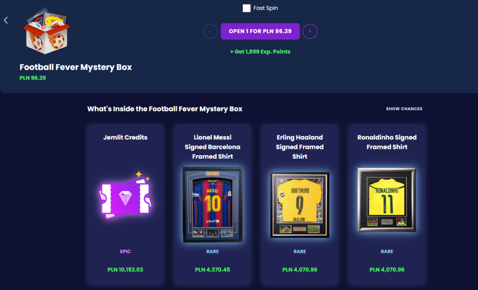 football mystery box
