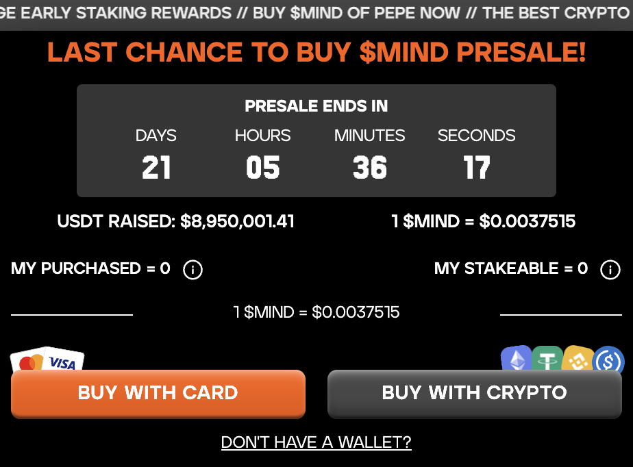 How to buy $MIND presale