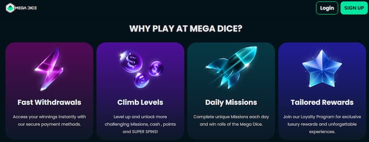 Proč hrát v Mega Dice casino