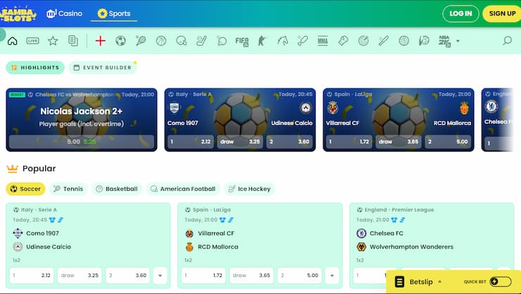 online sázení na Samba Slots