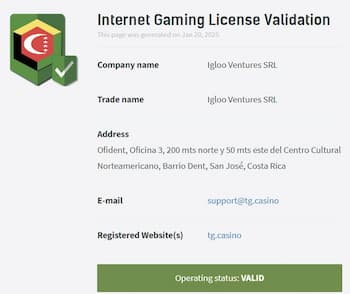 Ukázka licence