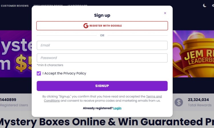 Pokemon mystery box account aanmaken