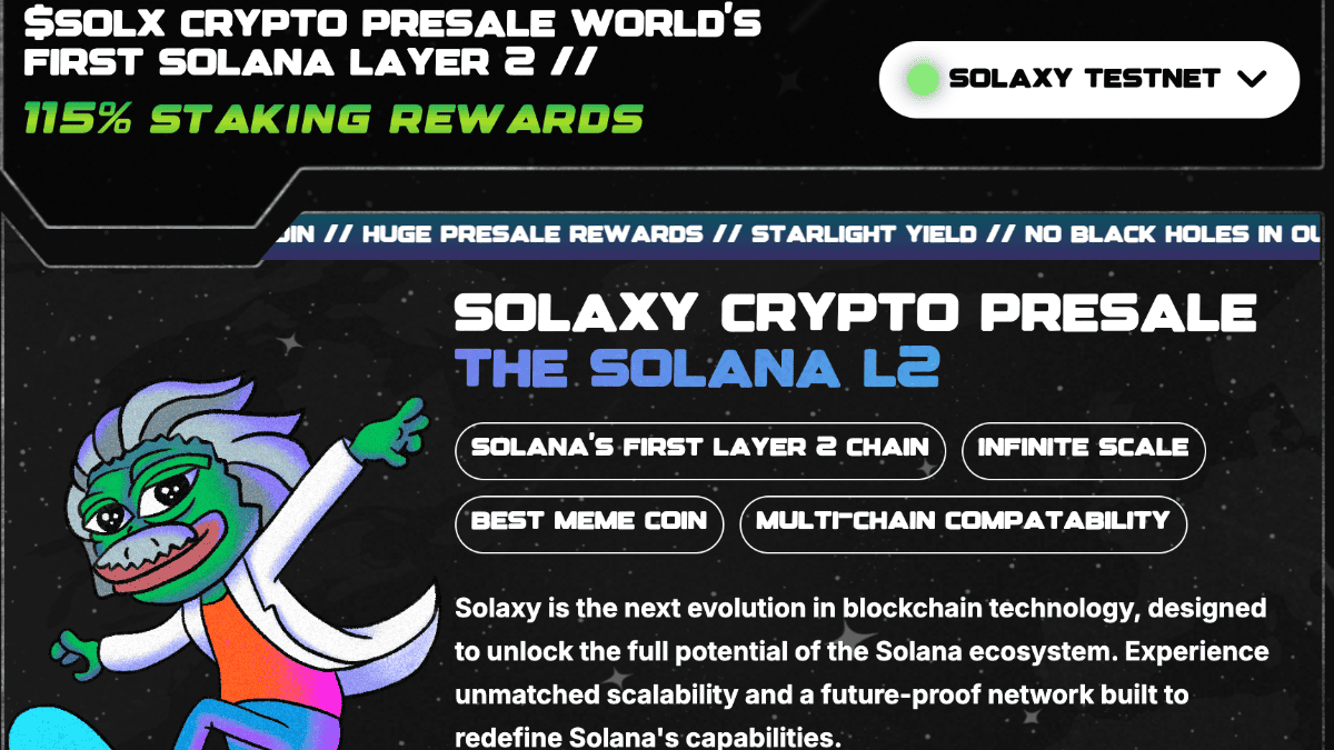 Solaxy- tai, ką verta rinktis ieškantiems 1000x grąžos