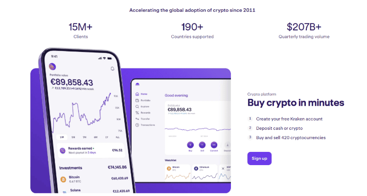 6. Kraken – saugumo ir patikimumo sprendimas kriptovaliutų pasaulyje
