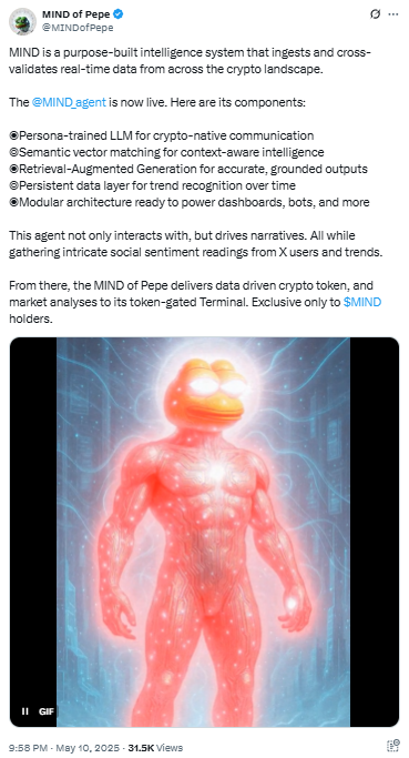 new-crypto-to-rally-alongside-trump-meme-dinner MIND of Pepe AI agent launch