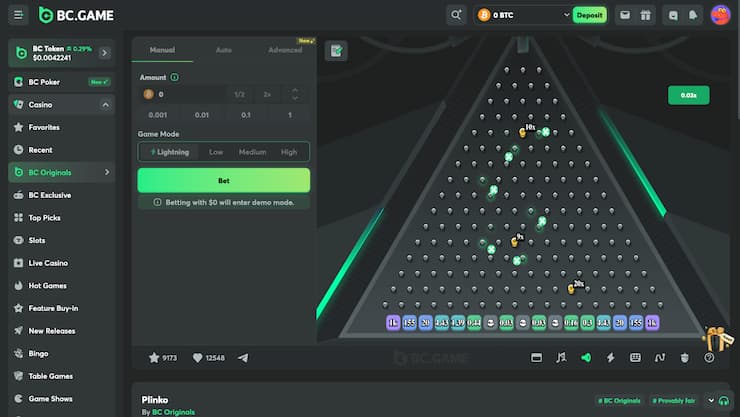 play plinko at betpanda