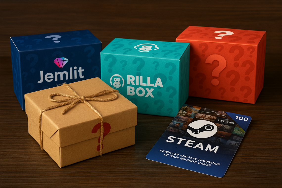 Steam Gift Card Mystery Boxes Explained: How They Work & Where to Get the Best Deals