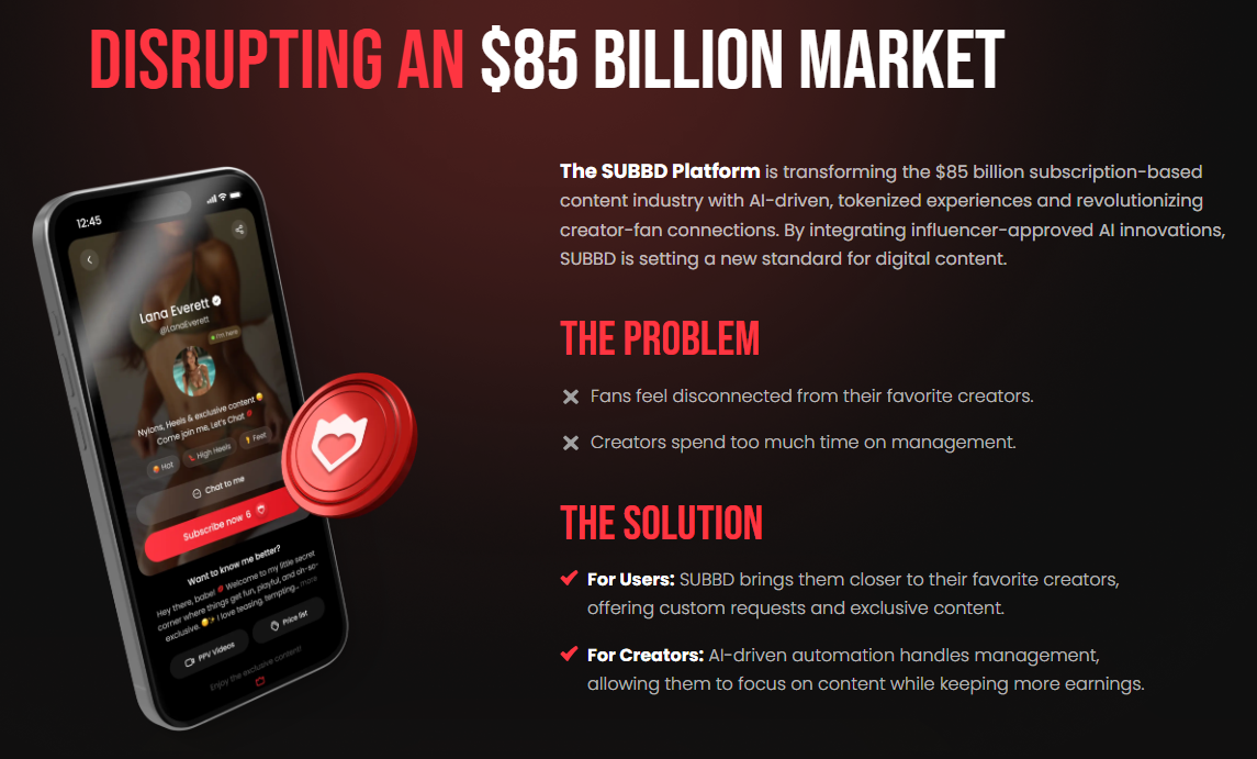 tech-giants-boost-the-best-ai-crypto-coins SUBBD Token advantages