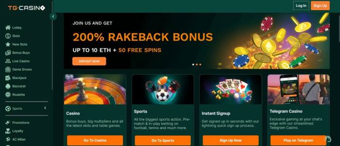 TG.Casino es una de las mejores alternativas para jugar con BTC online
