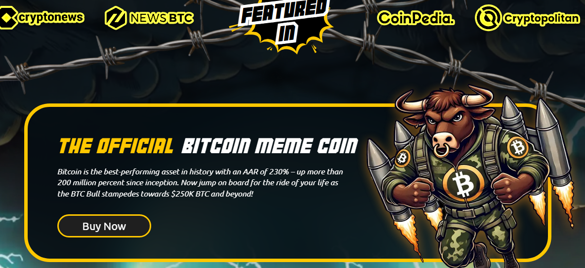 BTC Bull Token presale website