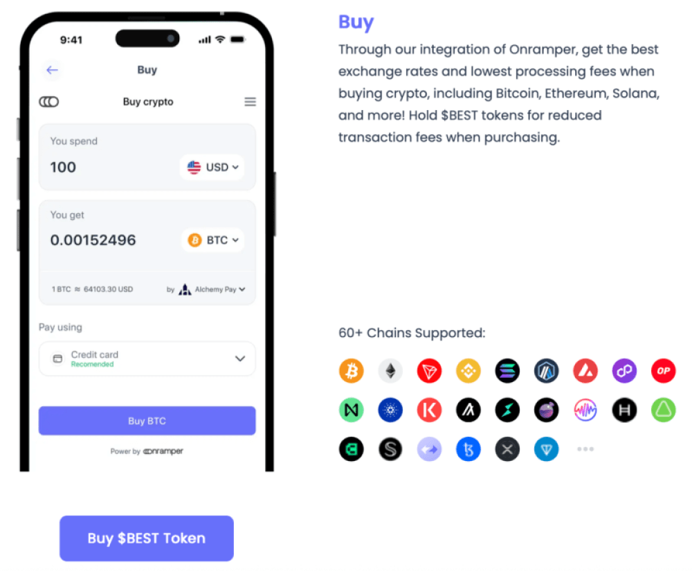 Best Token คือโทเคนประจำแพลตฟอร์ม Web Wallet อย่าง Best Wallet