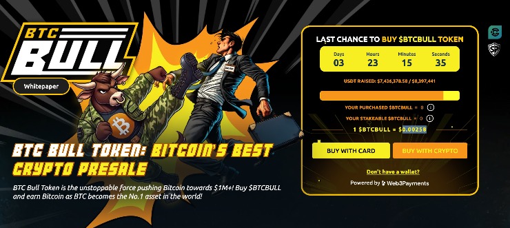 Cena Bitcoinu BTC Bull predpredaj