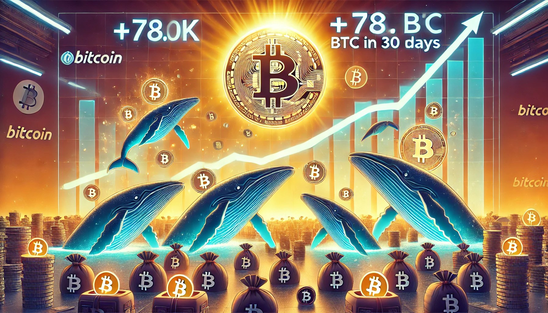 Bitcoin Accumulation Continues Despite ATH: Whales Add 78K BTC In 30 Days