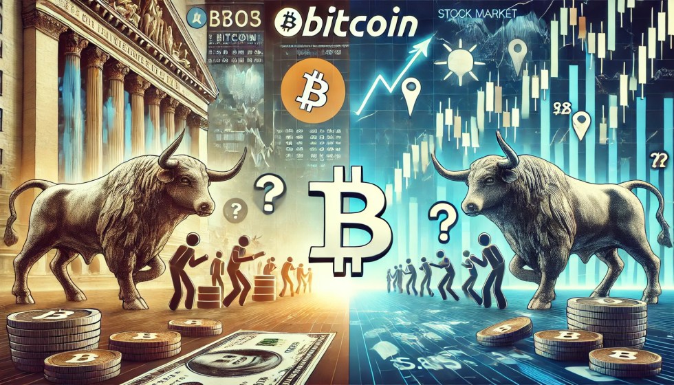 Bitcoin Lags Behind Stocks Over The Past 2 Weeks – Temporary Pause Or Trend Shift?