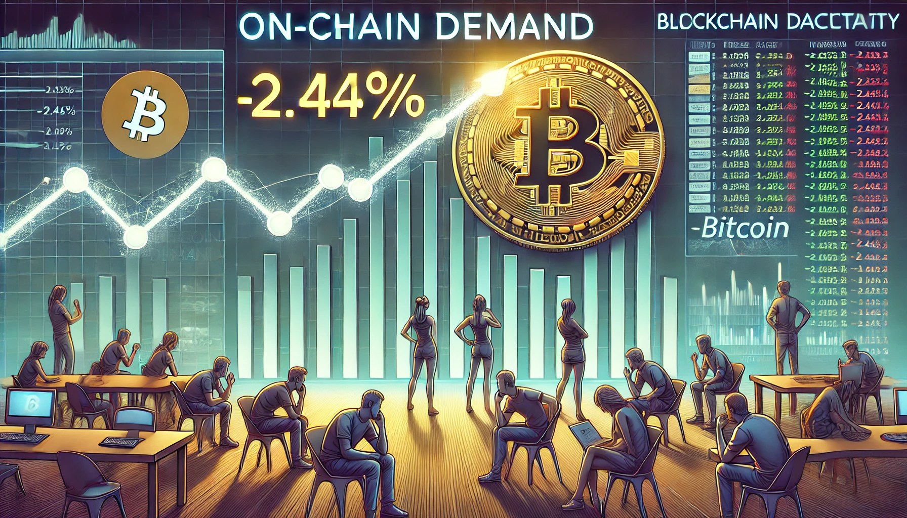 Bitcoin On-Chain Demand Slips 2.45% As Retail Investors Stay Cautious – Details