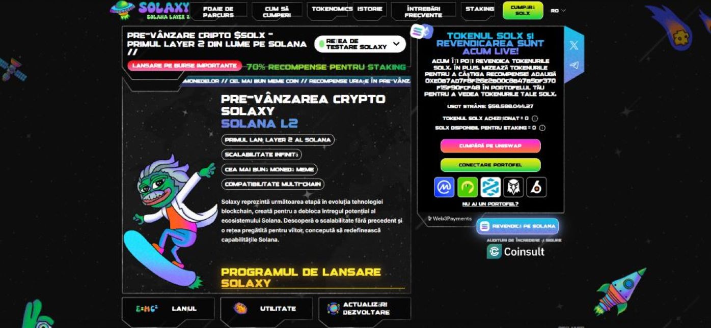 De ce ar putea fi Solaxy următoarea mare monedă meme