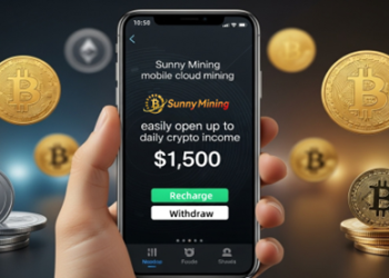 Sunny Mining Redefines Mobile Cloud Mining: A Mobile Phone Can Easily Open Up to $1,500 in Cryptocurrency Earnings per Day