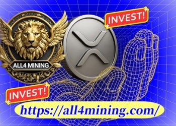 Ripple (XRP) holders earn $44,550 a day through ALL4 Mining, a top cloud mining platform