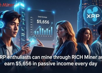 XRP enthusiasts can mine through RICH Miner and earn $5,656 in passive income every day