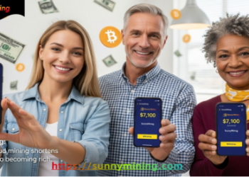 Earn 7100 yuan a day, SunnyMining one-click cloud mining closes the gap between you and the rich