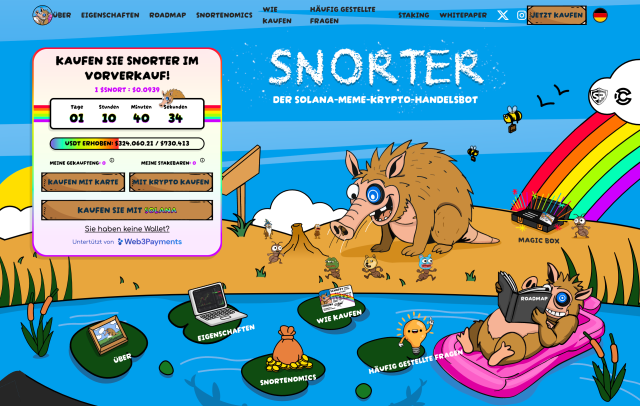 snorter-bot-presale-startseite