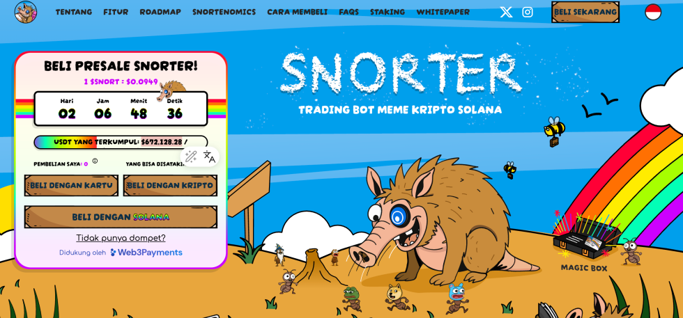 Snorter - crypto yang bagus untuk jangka panjang