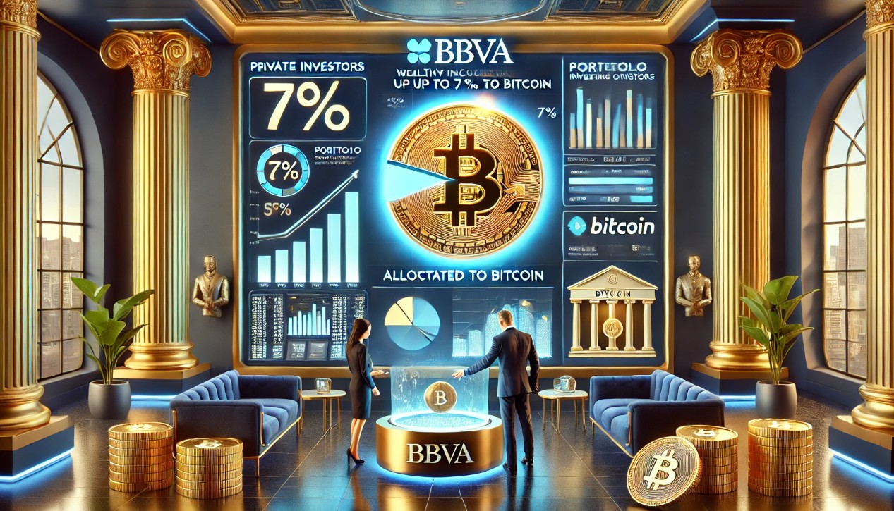 BBVA’s Crypto Call: Wealthy Investors Encouraged To Allocate Up To 7% To Bitcoin
