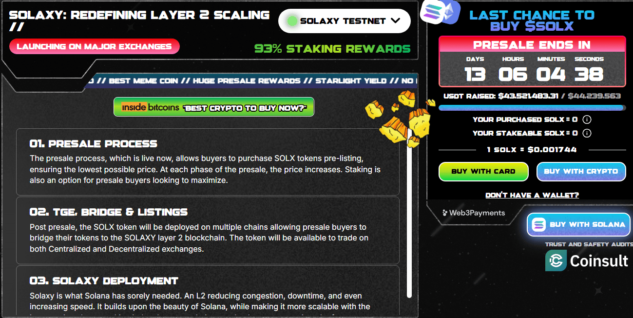 Solaxy presale website