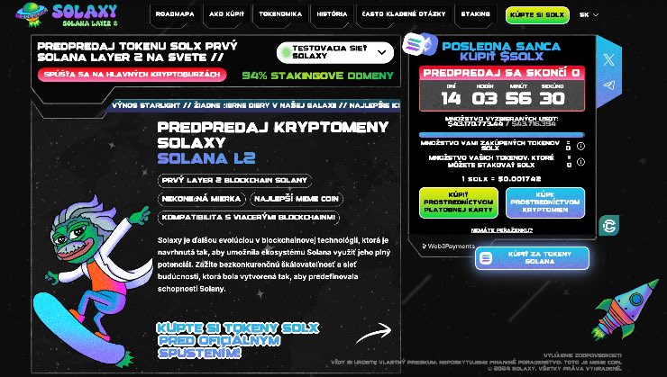 Solaxy top kryptomeny na nákup