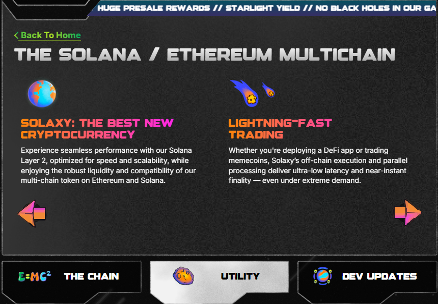 Solaxy's utility