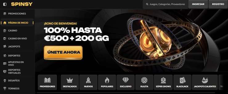 Spinsy - alternativas stake casino