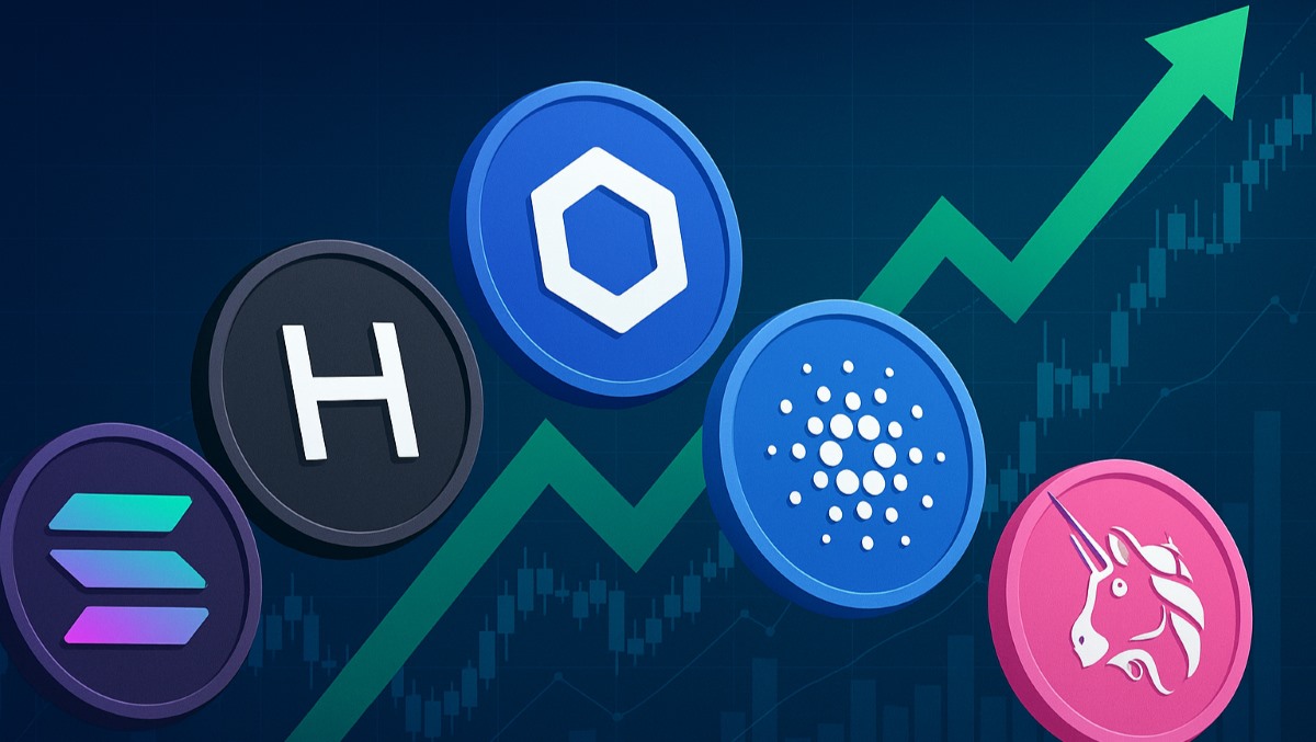 Top 5 altcoinów, które mogą zamienić 100$ w 10 000$