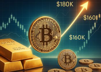 Bitcoin Mirrors Gold’s Path – Analyst Sets Cycle Top Targets At $160K-$180K