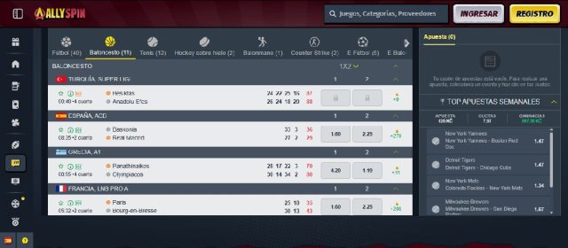 cuotas elevadas para partidos de la NBA y destacados