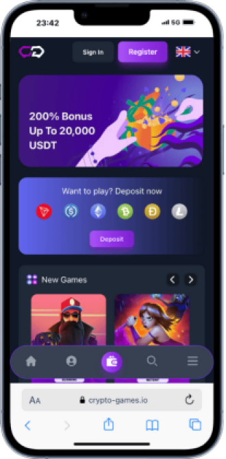 A leading Arab online casinos with real money play - Crypto Games.io