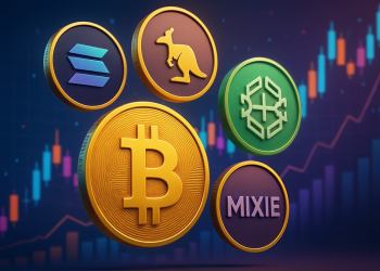 仮想通貨 投資で注目の5銘柄──Solana、Kangaroon、SwissBorg、BTC Bull、Mixie