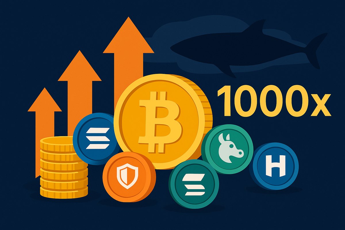 クジラが注目する仮想通貨プレセールと仮想通貨 1000倍の可能性