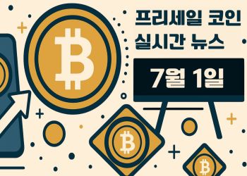 [7월 1일] 프리세일 코인 실시간 뉴스: 신규 투자 종목 및 최신 소식