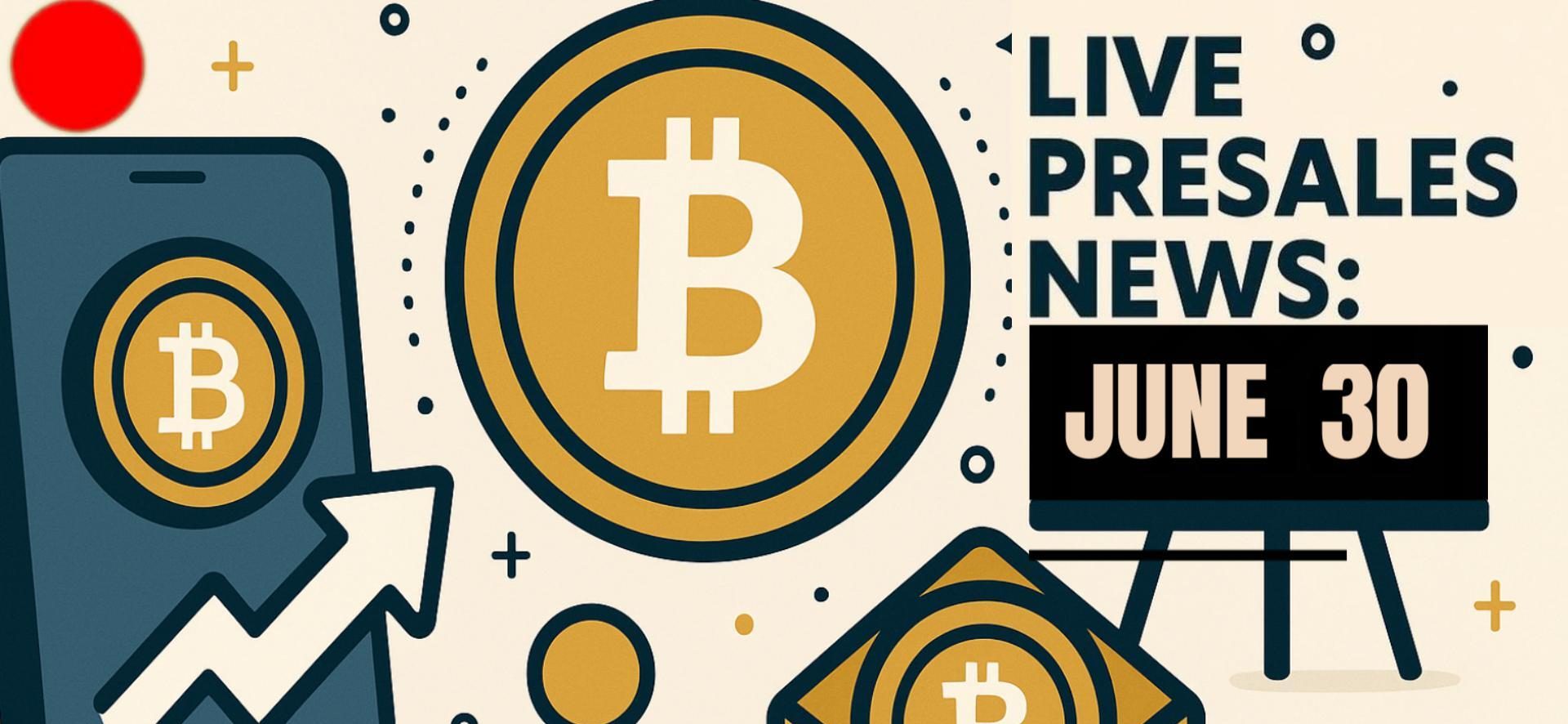 Crypto Presales Live News Today: Latest Opportunities & Updates (June 30)
