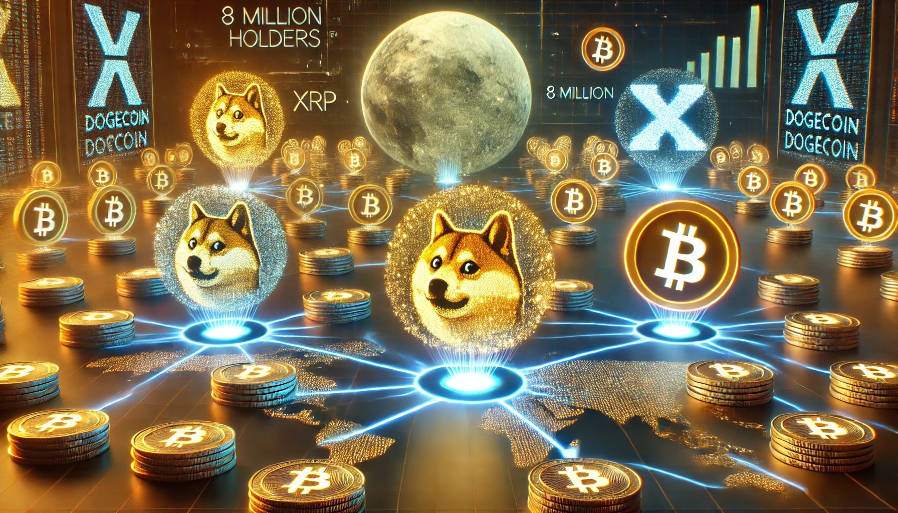 Dogecoin, Bitcoin, XRP